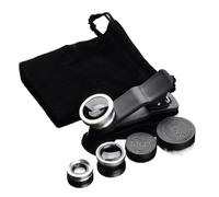 3 in 1 Clip On Smartphone Fisheye Lens Phone Camera Lens Per La Maggior Parte Del Telefono Grandangoli Macro Fish Eye Lens