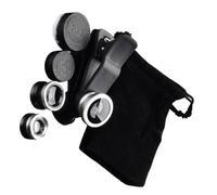 3 in 1 Clip On Smartphone Fisheye Lens Phone Camera Lens Per La Maggior Parte Del Telefono Grandangoli Macro Fish Eye Lens