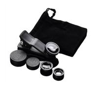 3 in 1 Clip On Smartphone Fisheye Lens Phone Camera Lens Per La Maggior Parte Del Telefono Grandangoli Macro Fish Eye Lens
