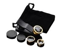 3 in 1 Clip On Smartphone Fisheye Lens Phone Camera Lens Per La Maggior Parte Del Telefono Grandangoli Macro Fish Eye Lens
