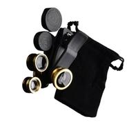 3 in 1 Clip On Smartphone Fisheye Lens Phone Camera Lens Per La Maggior Parte Del Telefono Grandangoli Macro Fish Eye Lens