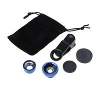 3 in 1 Clip On Smartphone Fisheye Lens Phone Camera Lens Per La Maggior Parte Del Telefono Grandangoli Macro Fish Eye Lens