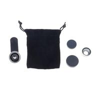 3 in 1 Clip On Smartphone Fisheye Lens Phone Camera Lens Per La Maggior Parte Del Telefono Grandangoli Macro Fish Eye Lens