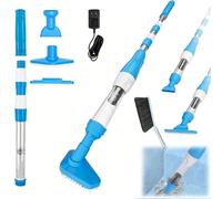 3 in 1 Cordless Rechargeable Pool Vacuum, 2026 New 3 in 1 Electric Pool Hoover with Length Adjustable Handle, Handheld Pools Vacuum with Telescopic Pole, for Spas, Hot Tubs and Small Pool (1pc)
