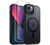 3 in 1 Cover Magnetica per iPhone 13 6,1 Pollici con Pacco da 2 Vetro Temperato