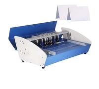 3-in-1 Desktop Electric Creasing Machine per uso professionale: punteggio, perforazione e taglio, profondità regolabile fino a 20,5 "Largia, azionamento efficiente della cinghia di temporizzazione, fu