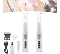 3 in 1 Electric Dog Trimmer, Dog Paw Trimmer, Rechargeable Waterproof with Led Light, for Paws Eyes Ears Face Rump (2 PCS)