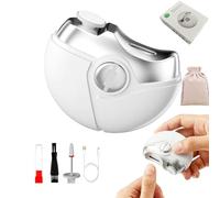 3 in 1 Electric Nail Clipper,2026 Upgraded Electric Nail Trimmer Electric Nails Clipper with 2 Adjustable Speeds,Quiet Automatic Electric Nails Grinder for Seniors Adult Children (White)