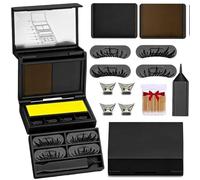 3-In-1 Eyeliner & Lower Lash Stamp Kit,Waterproof Eyelash Stamp Set | waterproof smudge-proof dual-color ink eye makeup tool,portable storage case,daily eye makeup tool.