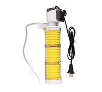 3 in 1 filtro per acquario, pompa d’aria per ossigeno, pompa ad immersione per acquari con flusso d’aria regolabile e forti ventose per acquari d’acqua dolce (WP-3300B)