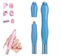 3-in-1 Heart Shape Round Line Shape Nail Art Magnet Pen,2025 New Magnetic Nail Art Tool,Heart Magnet for Cat Eye Gel Polish-Heart, Round & Line Shapes,for Cat Eye Gel Polish Diy Manicure Kit (Blue)