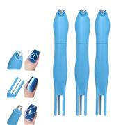 3-In-1 Heart Shape Round Line Shape Nail Art Magnet Pen,2025 New Magnetic Nail Art Tool, Heart,Round & Line Shapes for Cat Eye Gel Polish,for Diy & Salon Use (blue*3Pcs)