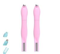 3-In-1 Heart Shape Round Line Shape Nail Art Magnet Pen,2025 New Magnetic Nail Art Tool, Heart,Round & Line Shapes for Cat Eye Gel Polish,for Diy & Salon Use (pink*2Pcs)