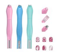 3-in-1 Heart Shape Round Line Shape Nail Art Magnet Pen, Heart Magnet for Cat Eye Gel Polish, New Magnetic Nail Art Tool for DIY Nails Salon Decoration (3pcs)