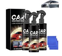 3 in 1 High Protection Quick Car Coating Spray, Multi-functional Coating Renewal Agent, Car CoatingAgent Spray, Quick Effect CoatingAgent Rapid Ceramic for Cars (3pcs)