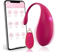 3 in 1 Lady Vibrator APP Vibratore telecomando Vibratore popolare 9 modalita Lady Vibrator (Rose)