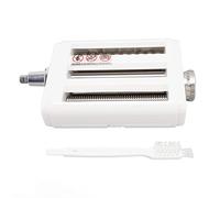 3 In 1 Macchina Per Pasta Accessorio, Acciaio Inox e ABS, 1769g - Risparmia Tempo Con 8 Impostazioni di Spessore, Taglio Fettuccine E Spaghetti, Uso Domestico