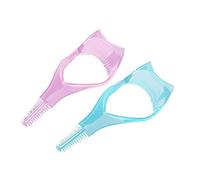 3 in 1 mascara Shield Guard spazzola per ciglia bigodini guida applicatore pettine strumento trucco colore casuale economico e durevole