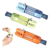 3-in-1 Multi-Function Gap Cleaner, 3 in 1 Lid Cleaning Brush with U-Shaped Head, Portable Bottle Lid Cleaner for Cups, Caps and Deep Rim Cleaning