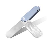 3 in 1 Multi-funzionale File per piedi Rimozione calli Raspa Piede Pieghevole Pedicure Rasp Scrubber, 3 diverse Lima Superficie del piede Rimuovono diversi Piedi di rugosità Morti Pelle Dura Duro, Corli, Pelle Cracked (Grigio)