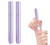 3 in 1 Nail Care Pen, 2026 New Cuticle Pusher Nail Oil Pen with Ceramic Tip, Nail Care Tool for Dry Damaged Nails Hangnails Moisturiz Polish Brighten(2pcs)