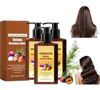 3-in-1 Nourishing Conditioning Shampoo,Hair Growth Shampoo,Batana Oil & Rosemary & Onion,Reduce Hair Loss,Strengthens Roots & Adds Shine Hairs (3 Pcs)