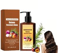3-in-1 Nourishing Conditioning Shampoo,Hair Growth Shampoo,Batana Oil & Rosemary & Onion,Reduce Hair Loss,Strengthens Roots & Adds Shine Hairs (1 Pcs)