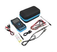 3 in 1 Oscilloscopio Multimetro Generatore di Segnale 50MHz Larghezza di banda 250MS/s Frequenza di campionamento True RMS 4.5 Digit DMM con 2.8 HD Schermo per Electro(2C53T)