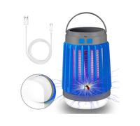 3 In 1 Outdoor Mosquito Killer Lamp, Solar+rechargeable+usb Portable Camping Lantern, Led Repellent Lamp Waterproof Insect Traps, Mosquito Repellent L