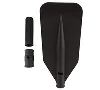 3 in 1 paddle in kayak, remi di plastica remi staccabili in canoa con accessori per la sicurezza del canottaggio per bambini e adulti