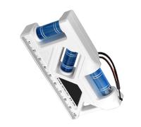 3 in 1 piccolo misuratore con potenti magneti orizzontali, righello verticale per progetti domestici, strumenti manuali
