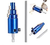 3-in-1 Pipe & Valve Extractor Tool, Broken Pipe Extractor Tool for Electric Drill & Manual Use, Removes Rusted Damaged Faucet Bolts, Angle Valves and Broken Nipples for 1/2" 3/4" 1" Pipes