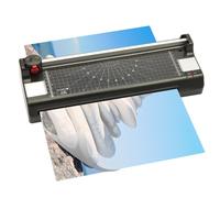 3 in 1 Plastificatrice und Dispositivo di taglio iund Angolo smussato DIN A3 Incl. 100 pouch plastificanti e arrotonda angol