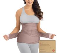 3 in 1 Post-Partum Supporto per La Pancia Involucro di Recupero - Ventre per Postnatale, Gravidanza, maternità - Cinturini per Donne Shaper per Il Corpo - Cintura Shapewear (Dusty Plum, 2XL)