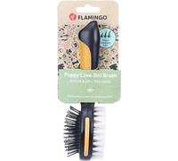 FLAMINGO CANE SPAZZOLA PER CUCCIOLI 3in1