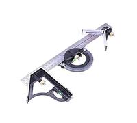3 in 1 Righello di misurazione regolabile da 300 mm Multi combinazione Strumenti for goniometro con mirino ad angolo quadrato Strumenti per la lavorazione del legno