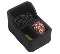 3-in-1 Saldatore Tip Cleaner con spazzola metallica in rame Scrubber e spugna per consentire un rapido aggiornamento della punta tra giunti di saldatura e progetti (nero)