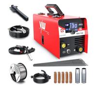 3 in 1 Saldatrice a Filo Continuo No Gas 130A con Kit Ricambi MIG