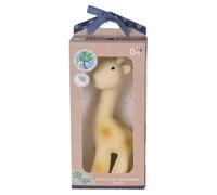 3-in-1 Sonaglio Giraffa, Massaggiagengive, Gioco da Bagno, My First Zoo - Confezione Regalo - 100% Caucciù Naturale