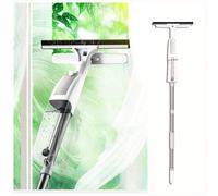 3 in 1 Spruzzo Tergivetro per Finestre con Asta Telescopica, Lava Vetri Finestre con 3 Panni In Microfibra Lavavetri per Bagni,Finestre,Specchi