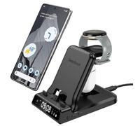 3 in 1 Stazione di Ricarica per Google Pixel Watch 1 (Not for Pixel Watch 4/3/2), 25W Caricabatterie per Google Pixel 10 Pro/10 Pro XL/10/9/8a/8 Pro/8/7/6/5/4, Pixel Buds Pro 2/2a/Buds, SwanScout 701G