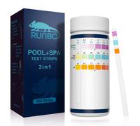 3 In 1 Strisce Reattive Piscina E Spa, 150 Strisce, Test pH, Alcalinità, Cloro