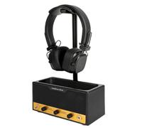 3 in 1 Supporto per Cuffie, Porta Cuffie Gaming, Organizzatore Scrivania, Headset Stand con Appendichiavi, Organizer da Tavolo, Portapenne Multifunzionale, Portachiavi con 4 Spine per Tutte le Cuffie
