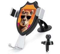 3 in 1 Supporto universale per telefono da auto con ventosa regolabile Cammello Indossare occhiali da sole Supporto per telefono cellulare con clip in metallo per bocchetta di ventilazione parabrezza