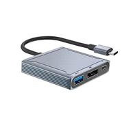 3 In 1 Type-C A Docking Station USB HUB Docking Station 5Gbps USB 2.0+DP1.4+PD100W Per Adattatore di Ricarica Del Computer Portatile 3 In 1 Type-C Display Port HUB Docking Station DP1.4+PD100W 5Gbps