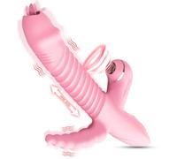 3 in 1 Vibratore Sexytoysys Donna - Dildo Realistico Vibratoreper Donna Professionale Clitoride con 10 Modalità di Spinta e Vibrazione Dildo Sex Toys Sessuali per Adulti Vibratoreper