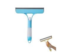 3 in 1 Window Cleaning Scraper, 3 in 1 Window Cleaner Squeegee, Mirror Squeegee with Sprayer for Glass Doors for Windows Glass, Mirrors (1pcs*Blue)