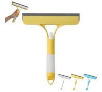 3 in 1 Window Cleaning Scraper, Windows Squeegee with Sprayer, Retrospecti Window Cleaning Tool and Windows Squeegee with Sprayer and All-Purpose Shower Squeegees (Yellow)