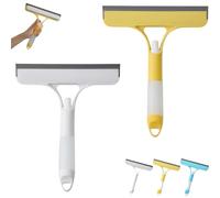 3 in 1 Window Cleaning Scraper, Windows Squeegee with Sprayer, Retrospecti Window Cleaning Tool and Windows Squeegee, All-Purpose Shower Squeegees (W+Y)