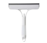 3 in 1 Window Cleaning Scraper with Spray Bottle 3 in 1 Multi-Function Scraper, Cleaner & Scrubber for Car Windows, Home, Shower Doors & Mirrors (White)